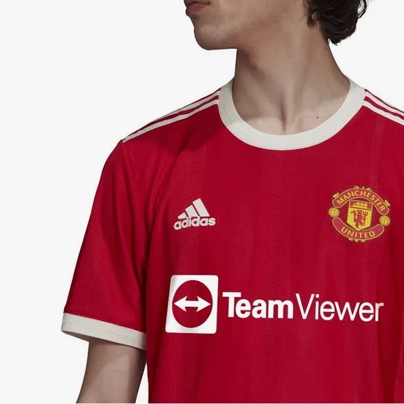 adidas Other - ⚽️🇬🇧NWT Adidas 2021-2022 Manchester United Home Shirt, Size L